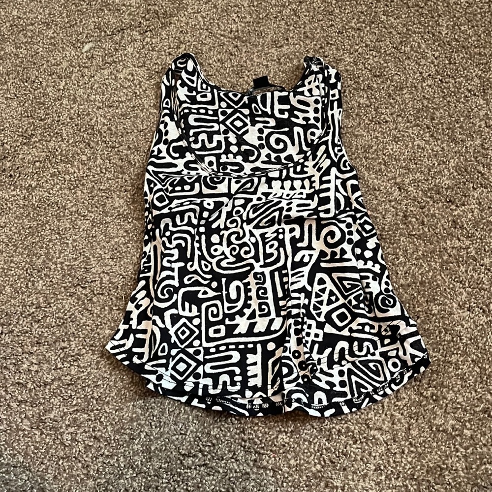 Printed tank top